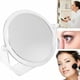 thumbnail image 2 of Espejo de aumento con soporte, espejo pequeño para maquillaje, espejo de baño, espejo de tocador, espejo redondo de doble cara, 2 of 4