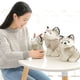 thumbnail image 2 of Juguetes - Clásico - 20 cm - Simulación Husky Paparazz, - Juguete de peluche, Juguete de peluche Muñeco de trompeta niña Regalo de cumpleaños Afortunado Sencillez, 2 of 5
