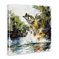thumbnail image 3 of Stupell Industries Farmhouse Fish Jumping Splash Canvas Art, 17 x 17, by LSR Design Studio, 3 of 8