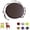 Brown, variant on Round Outdoor Chair Cushions with Ties, Non-Slip Bar Stool Seat Pad, Soft Breathable Round Chair Cushion for Home Kitchen Office Garden Patio