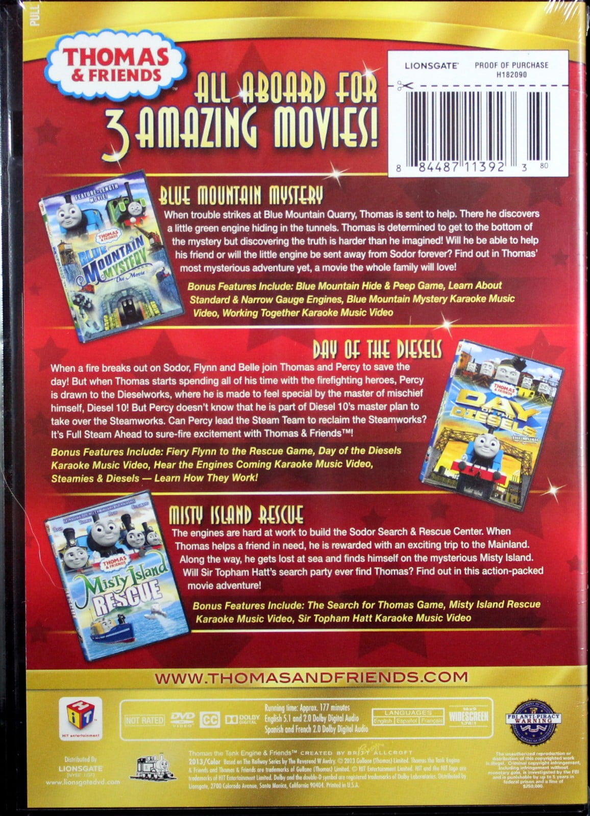 Movie Pack 3-Movie Dvd Set Walt Disney\u0027s The Little Mermaid Trilogy DVD Set 3 Movie Collection