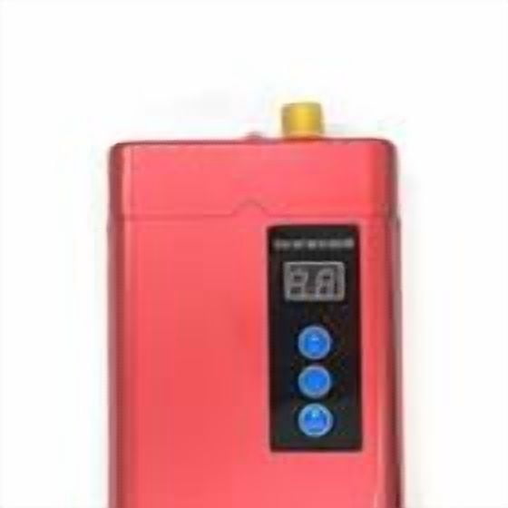 For Shower Kitchen Small Electric Tankless Instant Hot Water Heater 3000W 110V with the Size Approx. 24x13.5x6.5cm PC, Copper