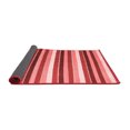 thumbnail image 2 of Ahgly Company Indoor Round Abstract Red Contemporary Area Rugs, 6' Round, 2 of 4