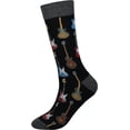 thumbnail image 3 of GHSDFBB Men's 2/4 Packs Fun Crazy Novelty Dress Crew Socks, 3 of 4