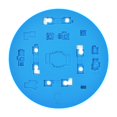 thumbnail image 1 of Chip de la CPU de Aislamiento Térmico Pad Accesorio Portátil Premium Perfke No Se Deforma Fácilmente, 1 of 9
