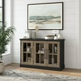 thumbnail image 3 of Bush Furniture Westbrook Adjustable Shelf Vintage Sideboard, Wood Composite Black, 3 of 10