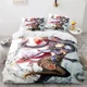 thumbnail image 3 of Juego de cama con edredón Genshin Impact, funda de edredón, funda de almohada, juegos de 2 o 3 piezas, tamaño para niños y adultos, 3 of 5