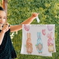 thumbnail image 2 of Gnome Easter Eggs Hand Towels 2 PCS, Happy Dwarf Kitchen Towel Ultra Soft and Highly Absorbent,Decorative Fingertip Face Towel for Bathroom Hotel, 28.3"x14.4", 2 of 4