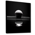 thumbnail image 2 of Designart "Azure Impact Orb Reflection" Bowling Floater Framed Wall Decor, 2 of 5