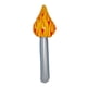thumbnail image 2 of Fiudx Liquidación de Navidad Antorcha inflable, antorcha de llama, juguete de utilería, antorcha falsa, antorcha, infla juguetes para actuaciones en escenario, competiciones deportivas, decoración, 2 of 7