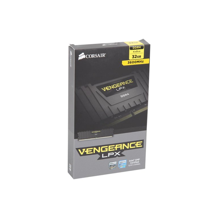 Corsair Vengeance LPX 32GB (4x8GB) DDR4 3600 (PC4-28800) C18