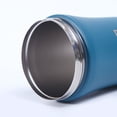 thumbnail image 3 of Termo creativo de doble capa de acero inoxidable 304, taza de café fría con aislamiento comercial, taza doble para beber con pajita, 3 of 5