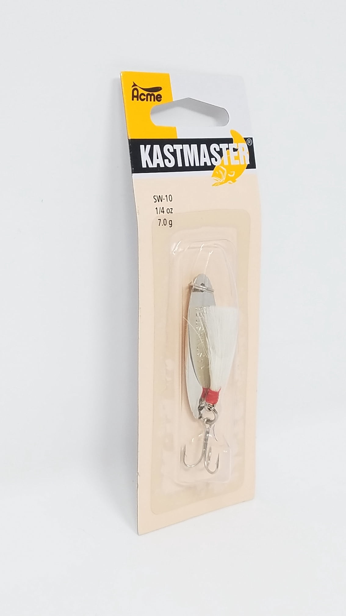 (2 pack) Acme Tackle Kastmaster Fishing Lure Spoon Chrome 1/4 oz.