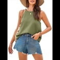 thumbnail image 1 of Camisola de Verano con Cuello Halter y Espalda Descubierta para Mujer, Estilo Y2K, para Salir, Playa Verde M, 1 of 10