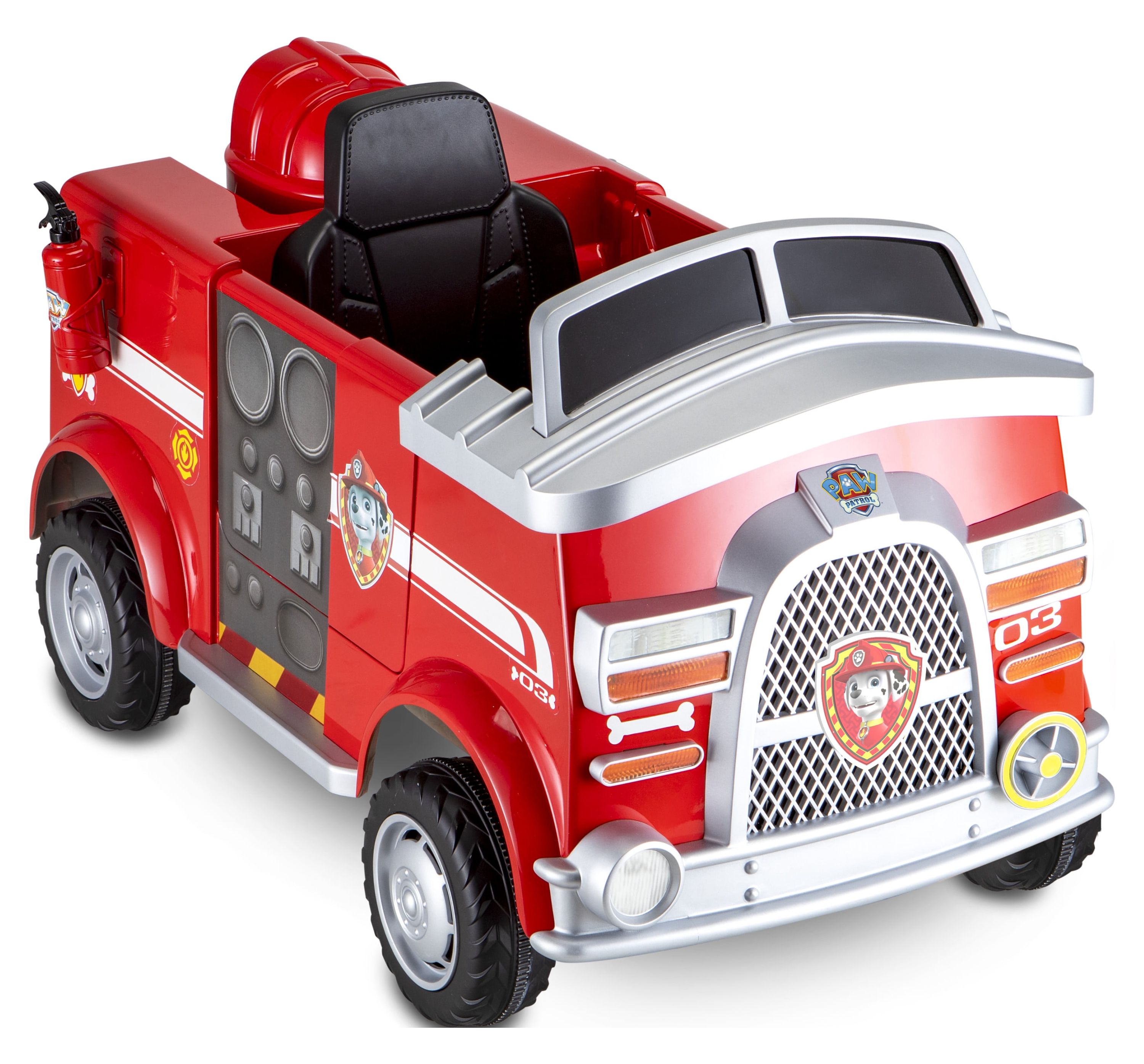 Nickelodeon's PAW Patrol: Marshall Rescue Fire Truck, Ride-On Toy by Kid Trax - image 4 of 10
