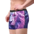 thumbnail image 2 of Kdxio Men's Boxer Briefs with Cool Lion Head Print - Comfortable and Breathable Underwear for Everyday Wear, 2 of 5