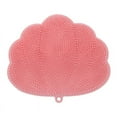 thumbnail image 3 of Wall-Mounted Hands-Free Back and Foot Scrubber with Suction Cups - Deep Clean and Exfoliate in the Shower Pink, 3 of 8