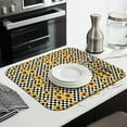 thumbnail image 3 of Sunflower Kitchen Dish Drying Pad Microfiber Counter Mat Foldable Absorbent Rack Drainer Summer Floral Decor 16x18 Inch, 3 of 7