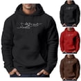 thumbnail image 4 of kamemir Vintage Hoodies for Men Men's Sweatshirt Hoodies for Men Pocket Raglan Long Sleeve Sweatshirts(Black,XL), 4 of 4