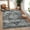 Dark Gray, variant on Ultra-Thin Washable Area Rug with Non-Slip Backing, Soft Medallion Pattern Vintage Style Carpet, Foldable Stain-Resistant Indoor Rug for Living Room, Bedroom, Home Office