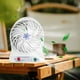thumbnail image 3 of Ventilador portátil para habitación pequeña, ventilador eléctrico silencioso, ventilador portátil de 3 velocidades con viento súper fuerte, enfriador portátil, 3 of 5