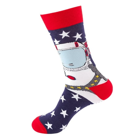

CLZOUD Women Crew Socks Cotton Women Socks Print Socks Gifts Cotton Long Funny Socks for Women Novelty Funky Cute Socks