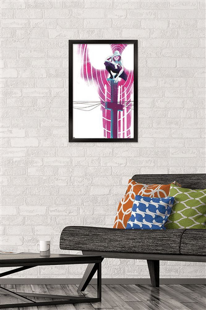 Marvel Comics - Ghost Spider - Spider-Gwen #3 Wall Poster, 14.725" x 22.375", Framed
