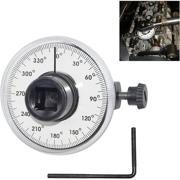 360 Torque Angle Torque Gauge, Angle Torque Wrench with Wrench Drive