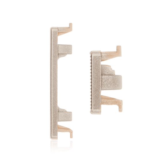 Replacement Hard Buttons (Power / Volume) Compatible For Motorola Moto G7 Play (XT1952 / 2019) (Gold)