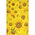 thumbnail image 4 of GZHJMY Yellow Sunflowers Feild-1 Kitchen Towels Set of 6 Dishcloths Hand Towels Tea Towels Ultra Absorbent for Cleaning Washing Drying Dishes Tableware 28'' x 18'', 4 of 7