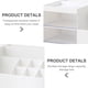 thumbnail image 3 of Caja organizadora de tocador para cosméticos/maquillaje, minialmacenamiento de escritorio para suministros de oficina, mostrador o tocador de baño, 24*12*9cm, 3 of 6