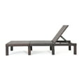 thumbnail image 2 of Chaise Longue Réglable en Osier Multibrun Aspen Outdoor w/ Coussin, 2 of 7