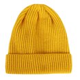 thumbnail image 1 of yeacher Unisex Ribbed Knit Beanie for Winter - Soft Woolen, Stretchable, Slouchy Design, Yellow, 1 of 6
