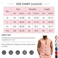 thumbnail image 2 of Men Vest Slim Fit Formal Business Wedding Prom Party Button Down Dress Waistcoat Summer Casual Sleeveless Suit Vests, XL, 2 of 4
