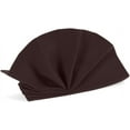 Chocolate Brown Cloth Napkins 100 pack of 20” large dinner table