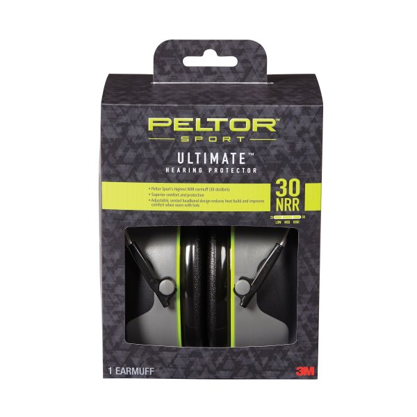 PELTOR Sport Ultimate Hearing Protector 30 NRR Earmuffs