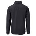 thumbnail image 3 of Men's Cutter & Buck Black Nashville Sounds Big & Tall Charter Eco Knit Recycled Full-Zip Jacket, 3 of 3