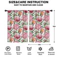 thumbnail image 2 of Blackout Kids Curtains,Pioneer Flower Floral Print Pattern Childrens Insulated Curtains Set Of 2,Bedroom Essentials,Toddler Room Decor 42"x63", 2 of 5