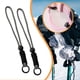 thumbnail image 4 of 2 guantes de esquí con correas de muñeca ajustables y cordón elástico portátil para teléfono móvil Blanco y negro, 4 of 8