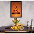 thumbnail image 3 of IBA Indianbeautifulart Peaceful Gautam Buddha Digital Prints Poster With Frame For Living Room Home Decor Religious Frame Wooden Frame For Wall Decor, 3 of 7