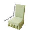 thumbnail image 3 of Dvruxg Chair Covers for Dining Room Stretch Chair Slipcovers with Skirt Removable Washable Kitchen Chair Protector Cover Set for Home, Party, Wedding, 3 of 4