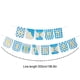 thumbnail image 4 of Wosthever 1 Uds. Conjunto de tarjeta de papel azul de 16,4 pies para fiesta de cumpleaños decoraciones de feliz cumpleaños cartel de feliz Kits de decoración para fiestas Rosa 16.4 pies, 4 of 6
