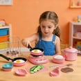 thumbnail image 4 of Complete Kids Cooking Set with 22Pcs Food Grade Stainless Steel Tools Real Meal Preparation Educational Toy for Young Chefs, 4 of 5