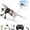 One Batteries, variant on RC Paper Airplane Kit, DIY Electric Remote Control Plane with Gyro Stabilizer & Dual Propellers, Lightweight Foldable Flying Toy Micro Fixed Wing Drone (One Batteries)
