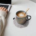 thumbnail image 4 of Unique Bargains 1 Pc Coaster Heat Insulation Mat Drink Coaster Brown Cotton rope, 4 of 5