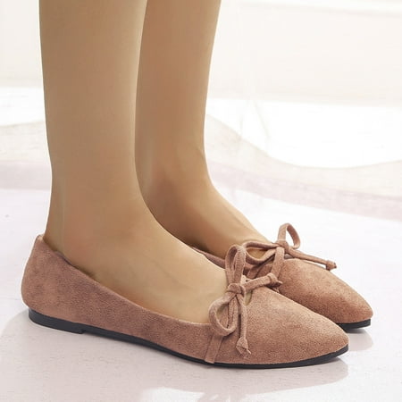 

TANGNADE Women s Flat Sole Single Shoes Fashion Leather Shoes Women s Single Shoes For Women