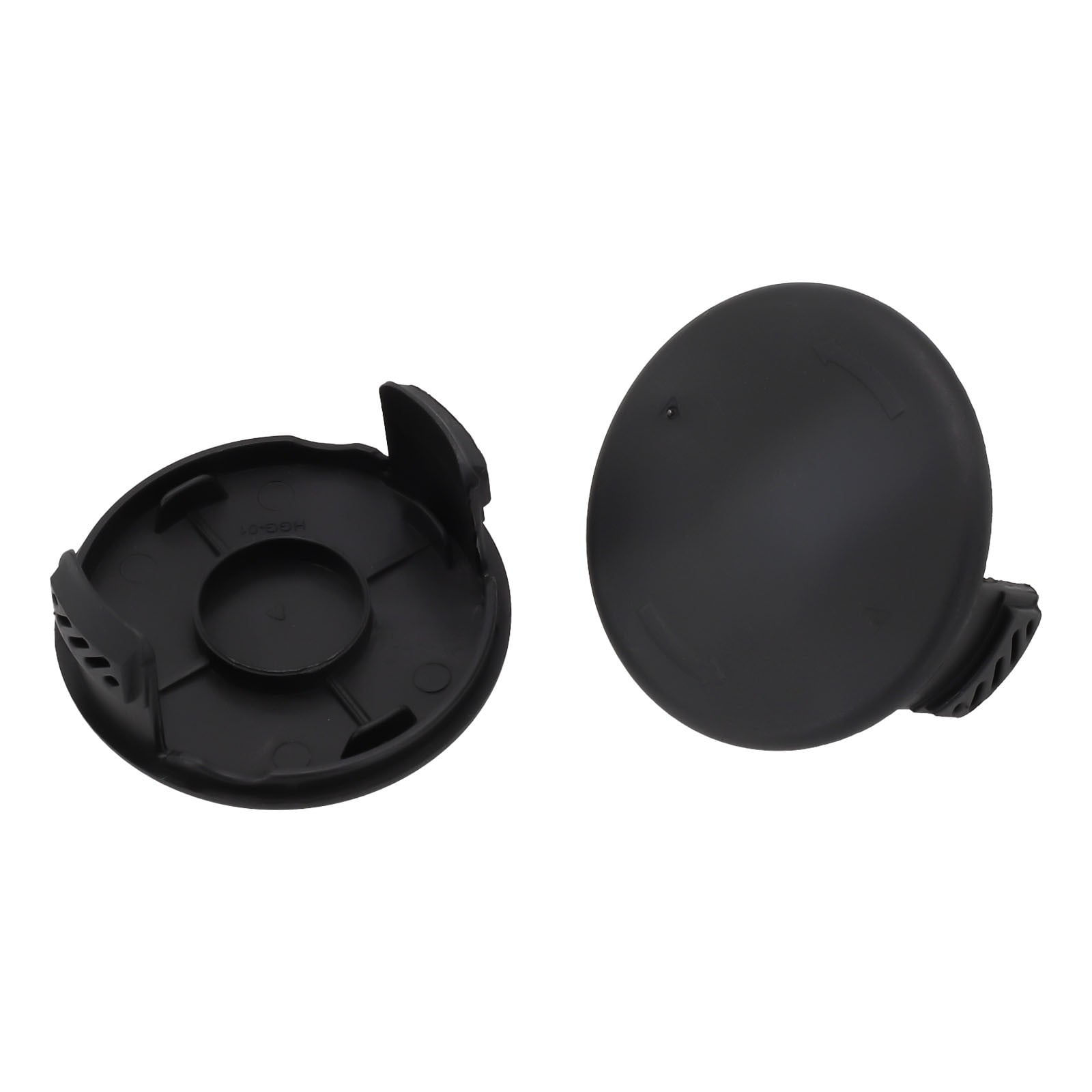 Weed Eater Spool Cap Cover for Hyper Tough String Trimmer Model HT19-401-003-06 & HT19-401-003-07Weed Eater Parts,Black,2 Pack