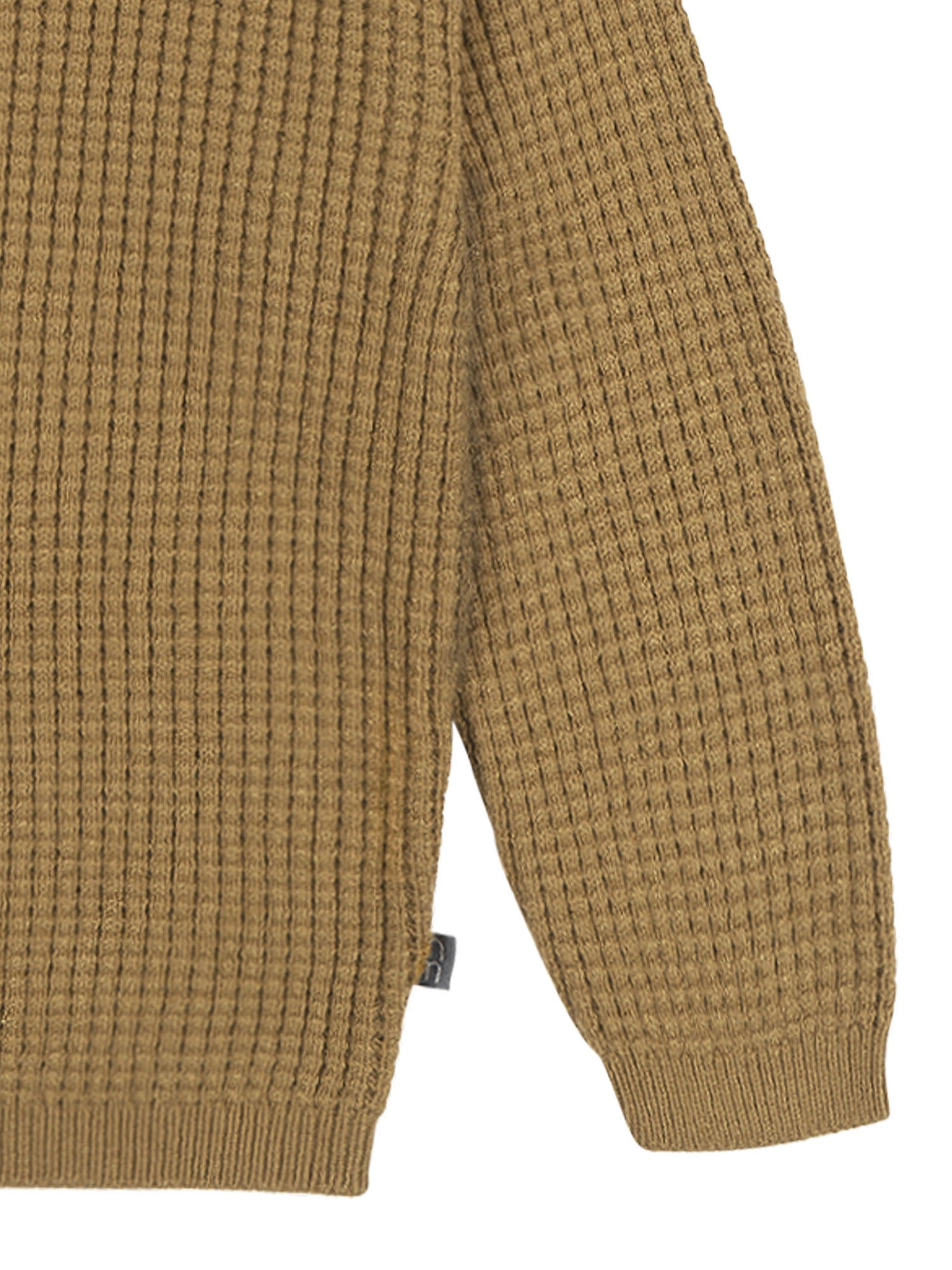 Modern Moments by Gerber Toddler Boy Waffle Henley Sweater Knit, 12 Months - 5T