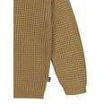 thumbnail image 5 of Modern Moments by Gerber Toddler Boy Waffle Henley Sweater Knit, 12 Months - 5T, 5 of 6