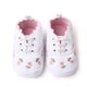 thumbnail image 1 of Zapatos de bebé elegantes y bonitos con bordado de mezclilla hechos a mano, suela antideslizante, zapatos suaves con cordones para bebés, color blanco, 11 cm/4,3 pulgadas, 1 of 12